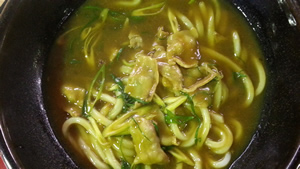 黒豚カレーうどん